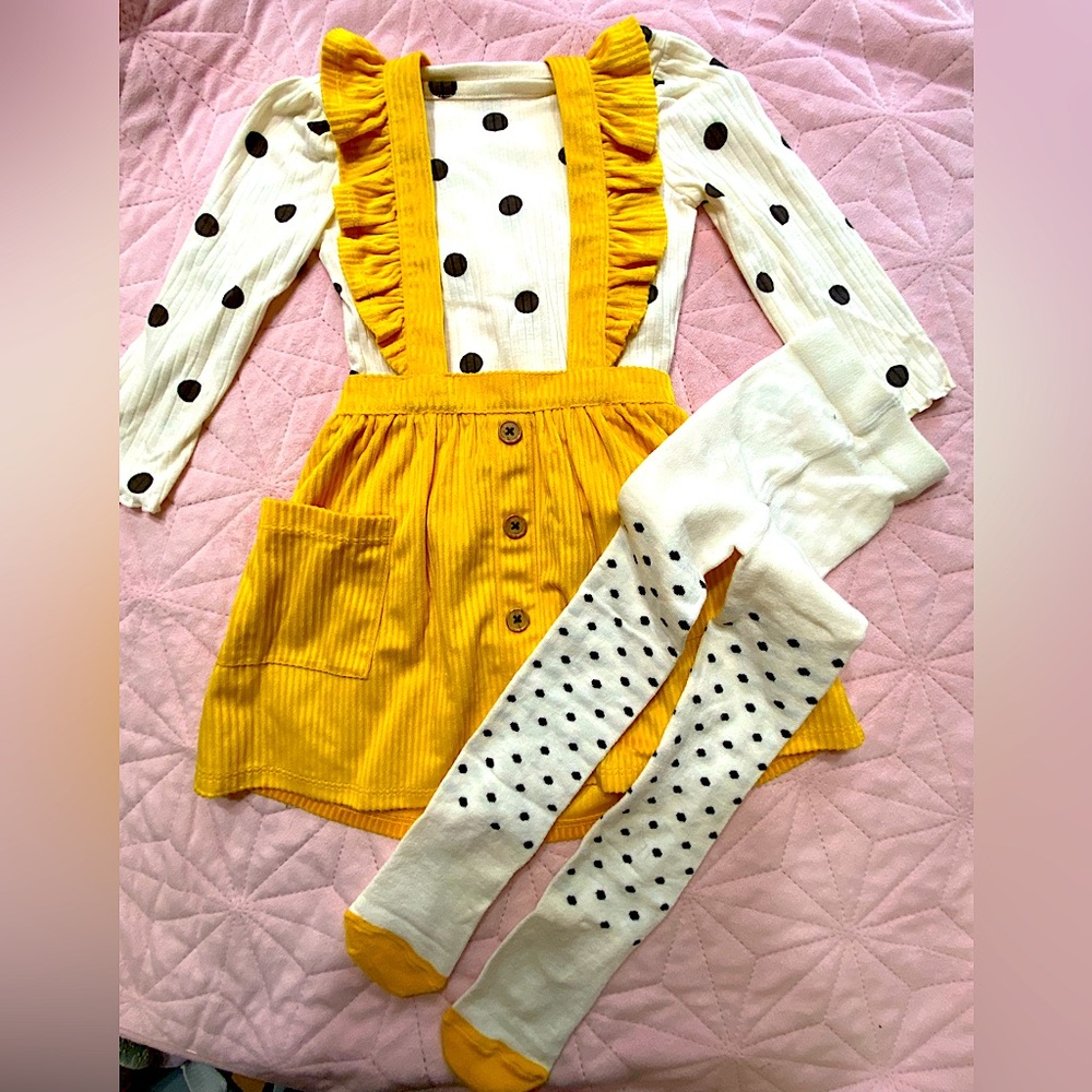 Brand new never worn 3 piece toddler girls outfit size 2T